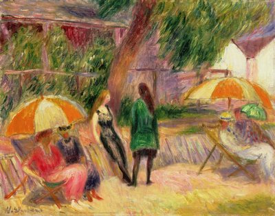 Strand mit Figuren, ca. 1915 von William James Glackens